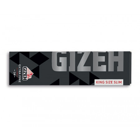 CART. GIZEH KS SLIM BLACK EXTRA FINE MAGNETICA 50pz