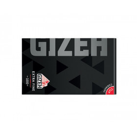 CART. GIZEH DOPPIA BLACK EXTRA FINE MAGNETICA 20pz