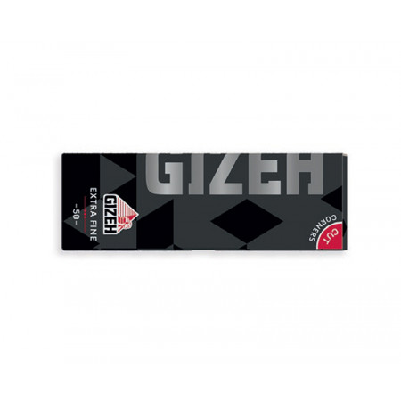 CART. GIZEH CORTA BLACK EXTRA FINE 50pz