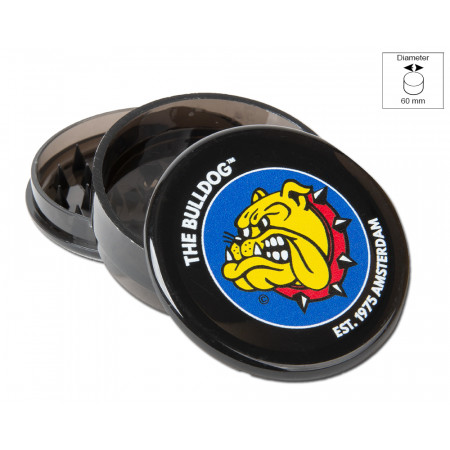 THE BULLDOG GRINDER PLAS.TRASP BLACK 1pz