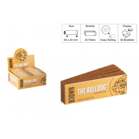 THE BULLDOG FILTRI CARTA ECO-BROWN 50PZ