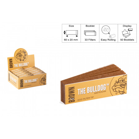 THE BULLDOG FILTRI CARTA ECO-BROWN 50PZ