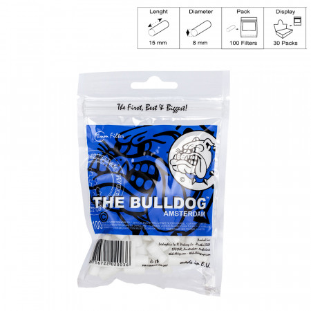 THE BULLDOG FILTRI 8mm BUSTINA 30X100pz