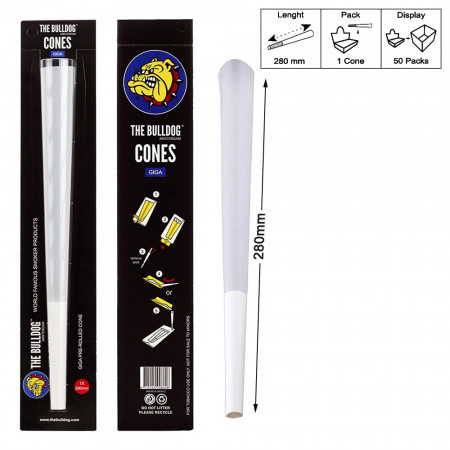 THE BULLDOG CONES GIGACONES 50pz
