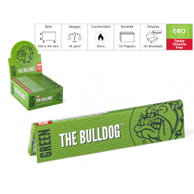 THE BULLDOG CARTINA KS VERDE HEMP 1X50PZ