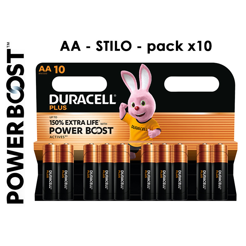 BATT. PLUS MN1500 STILO BOOST 10x 1,5v DURACELL...
