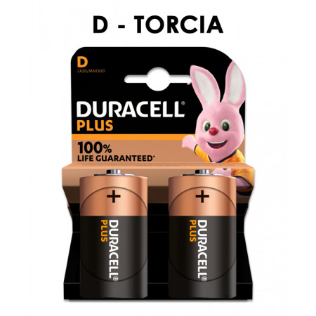 BATT. PLUS MN1300 TORCIA 2x 1,5v DURACELL 10pz