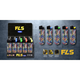 ACC. FLS BLACK COLORFULL PIET. 25pz