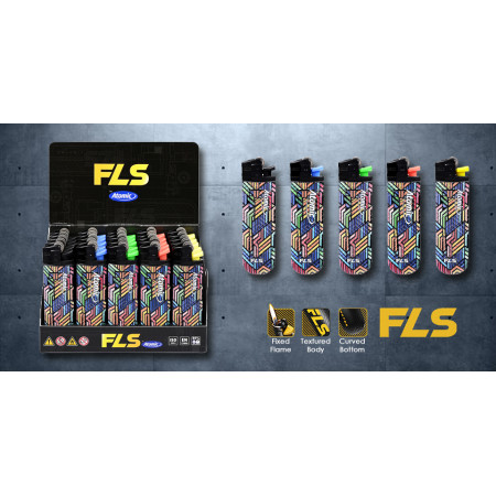 ACC. FLS BLACK COLORFULL PIET. 25pz